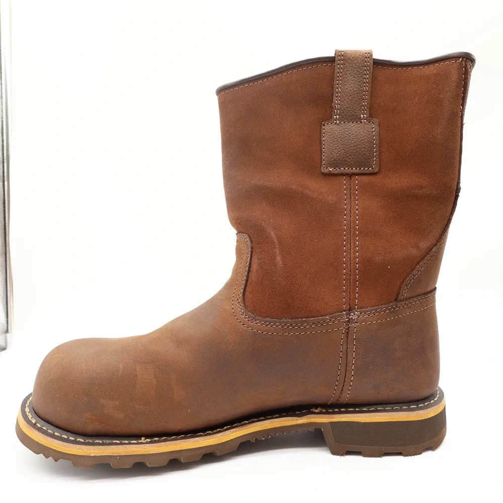 Carhartt Modern Work Boots Mens 12 M Brown Leather Safety Composite Toe NWT